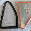 Also advertised as a job lot, but now by request available separately. New old stock (either side) Triplex glass 819940 & new wax-protected RH glazing rubber 815791 £110 ono plus postage at cost. Contact Don 07470568818