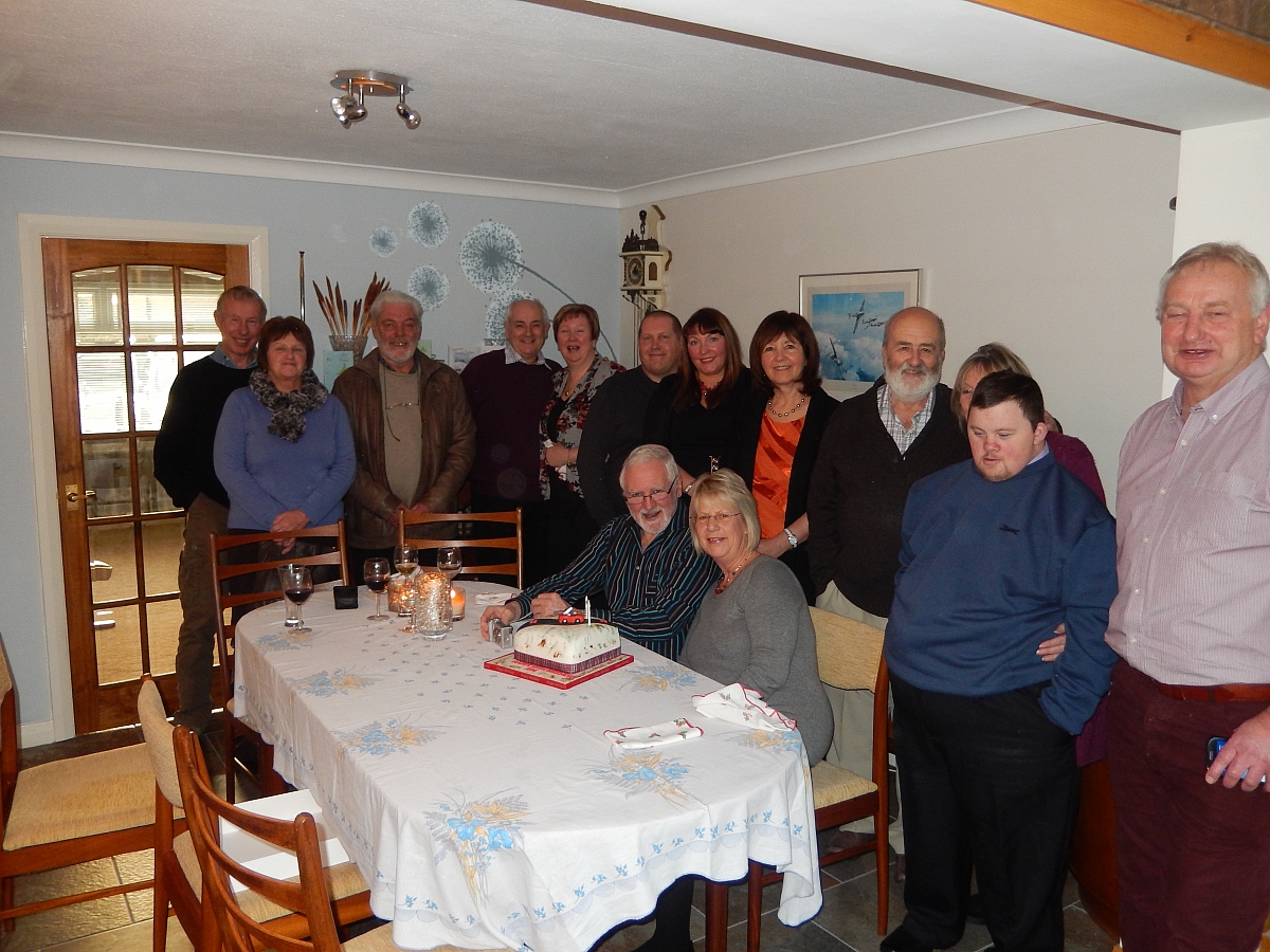 Cumbria TR's Lunch at Jim  and Annes
