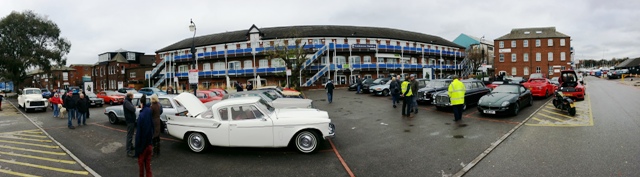 Storm ANGUS affects KVG Mid Monthly turnout at Brunch on the Quay, Southampton