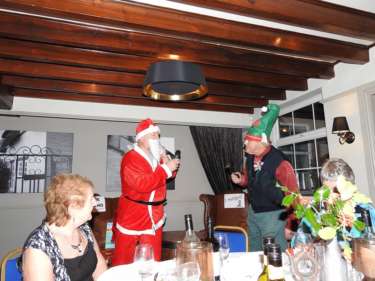 Leicestershire TR Group celebrate their Un-Christmas dinner