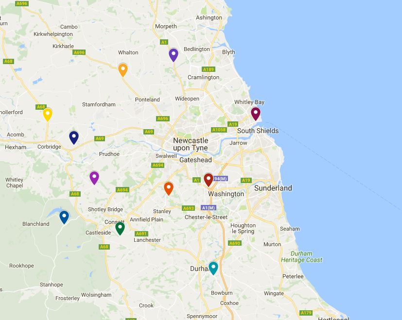 2017 Northumbria Wednesday Social Meetings