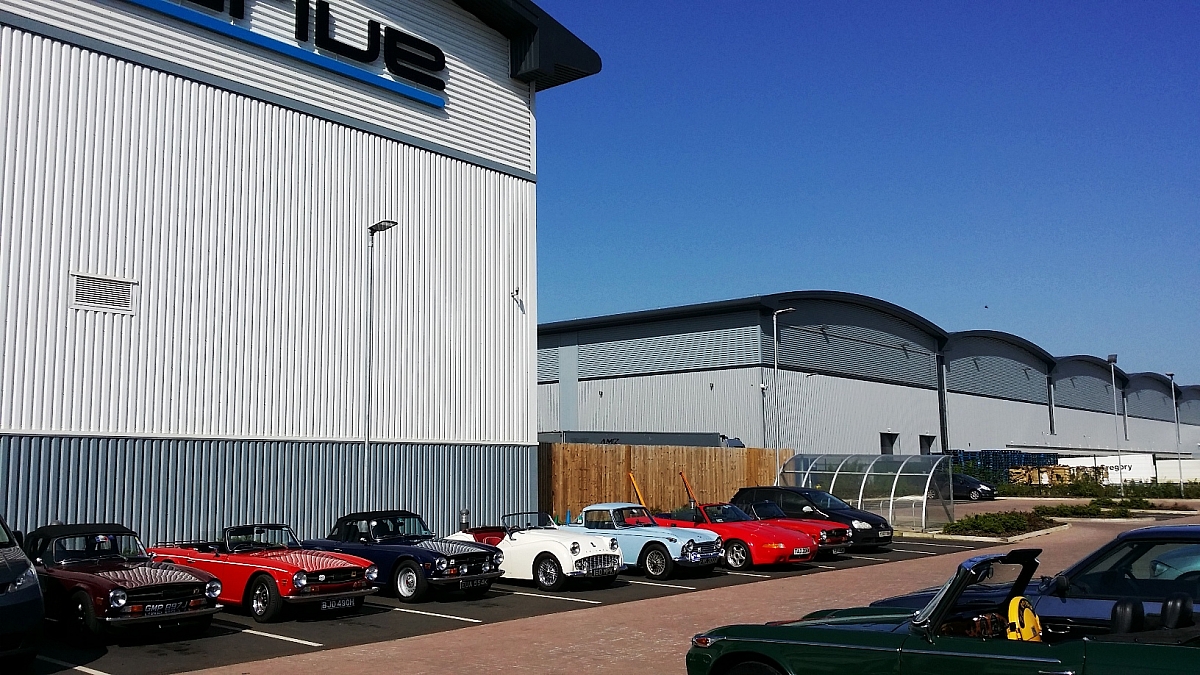 Kennet Valley TR Group members enjoy the Prodrive experience!