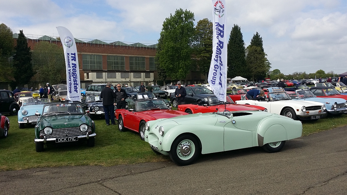Kennet Valley TR Group enjoyed two super Drive it Day Events and the visit of the Jabekke TR!