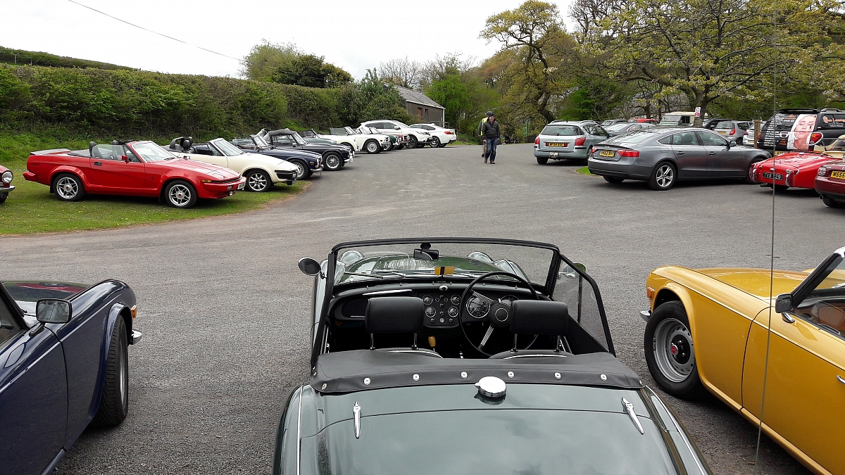 Leicestershire Group out and about in our TRs in May