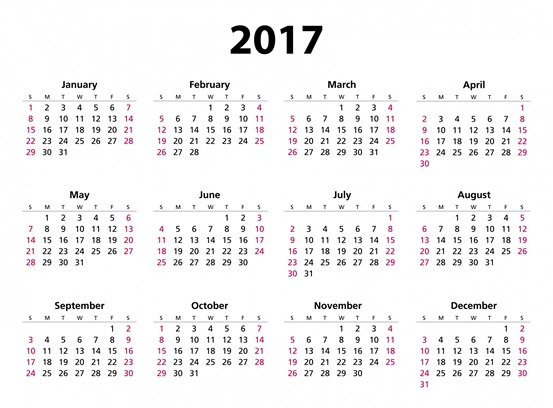Kennet Valley TR Group  Calendar 2017