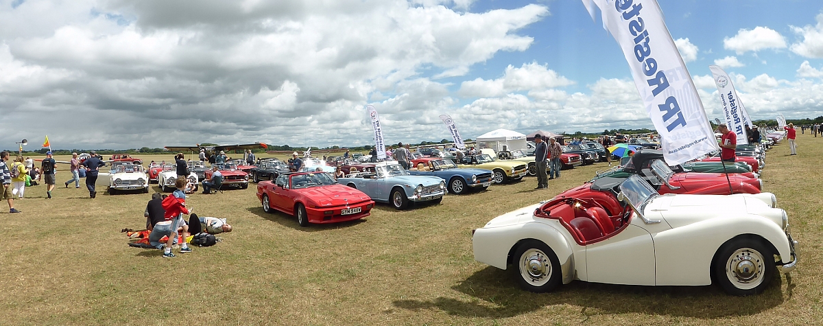 Flywheel Bicester attracts 40 TR Register cars from several Groups