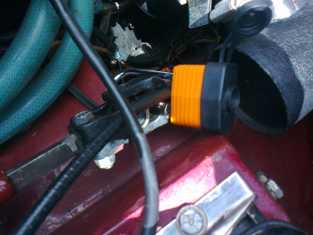 Alan's unusual steering lock