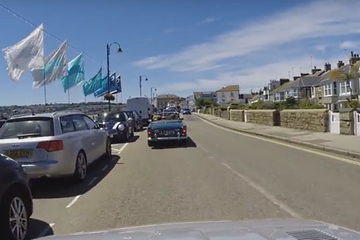 TR5 caught on camera en route to Land's End 6th July 2017