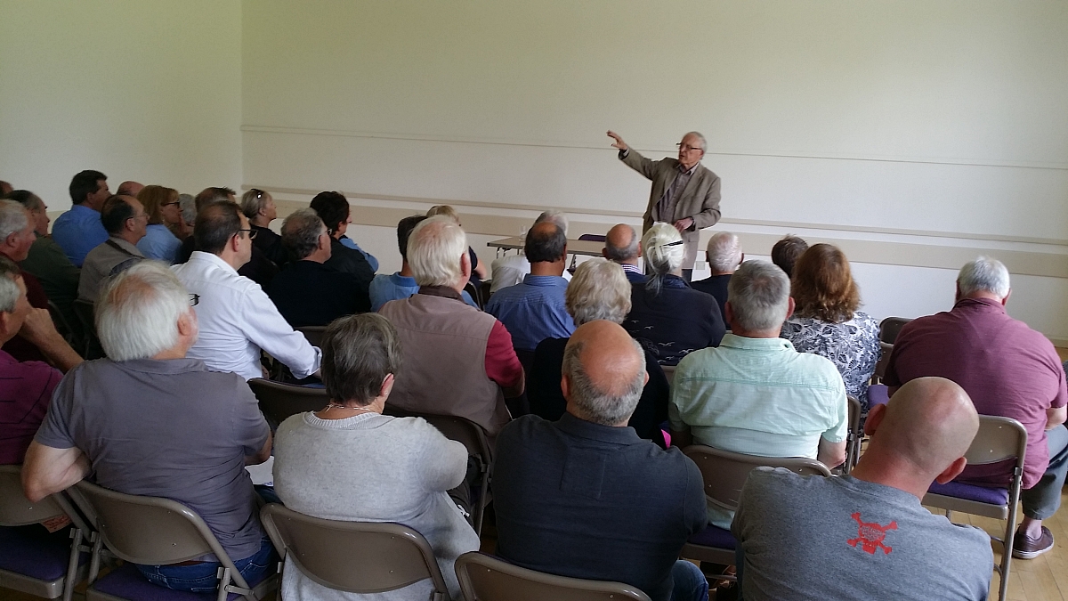 Inter-Group Event supports Stuart Turner Talk in aid of Motorsport Safety at Down Ampney Village Hall.