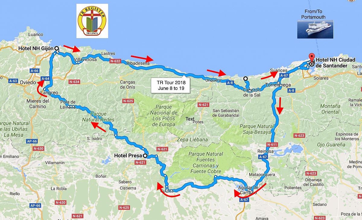 TR Lincs Tour of Northern Spain 