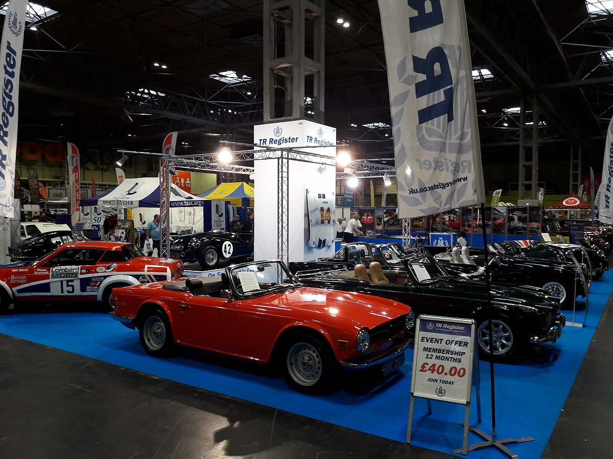 Leicestershire TR Group represented at the Classic Car Show