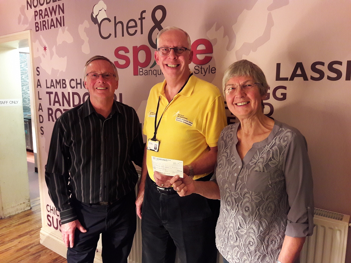 Leicestershire TR Group help raise £1780 for the local Air Ambulance