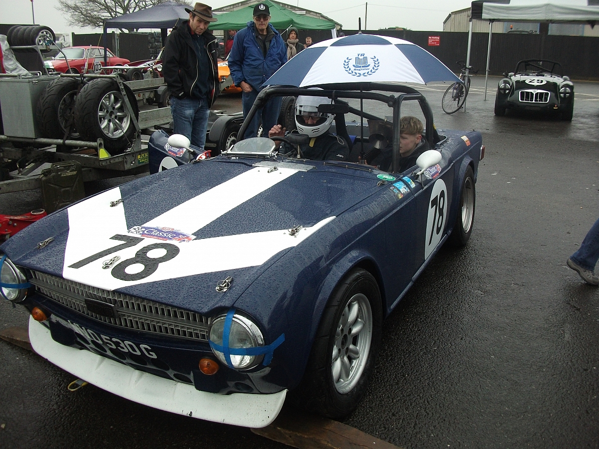 TRs at Snetterton Race Day, Norfolk. 