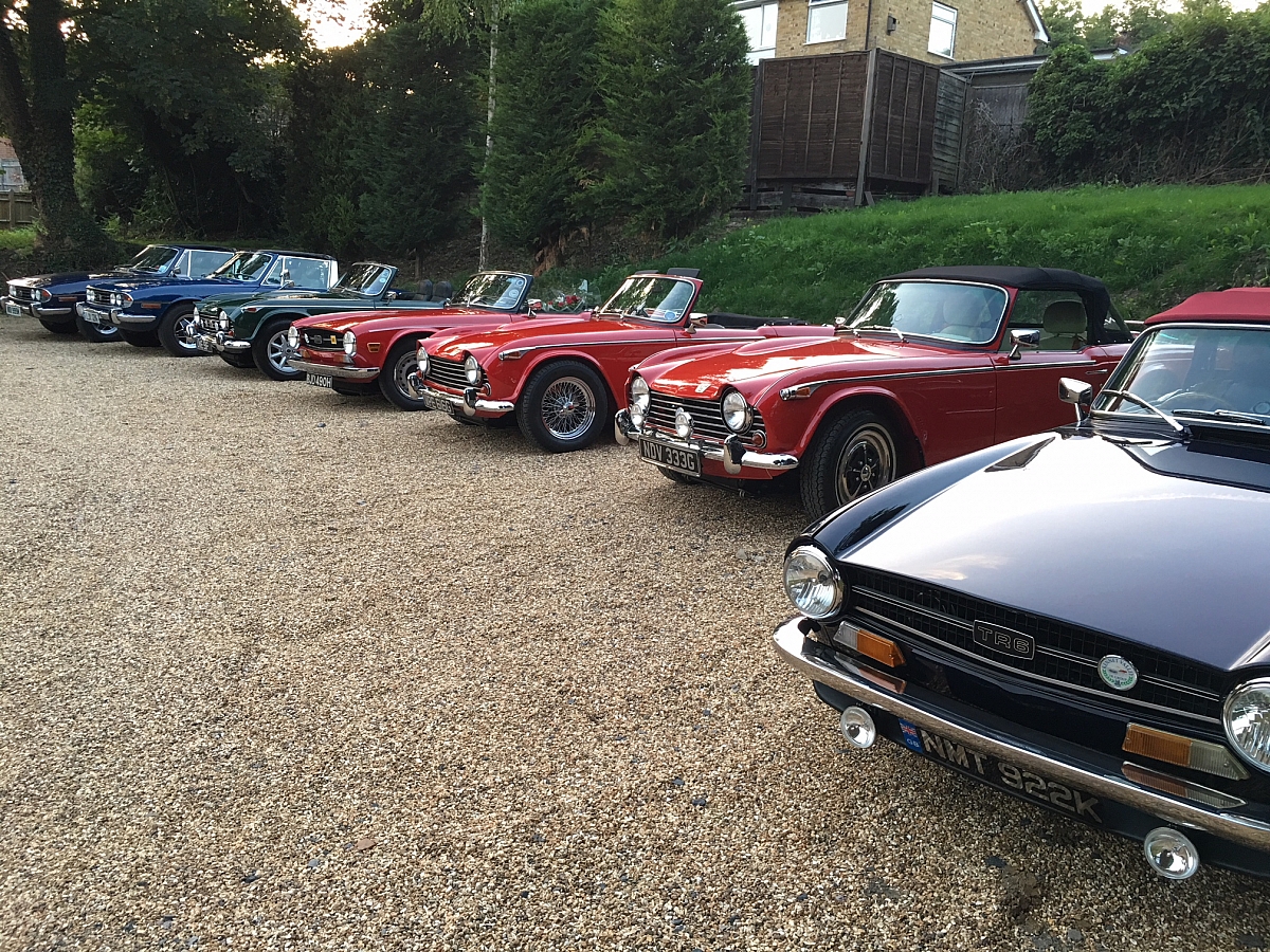 Kennet Valley TR Group June Club Night, an enjoyable sunny evening.