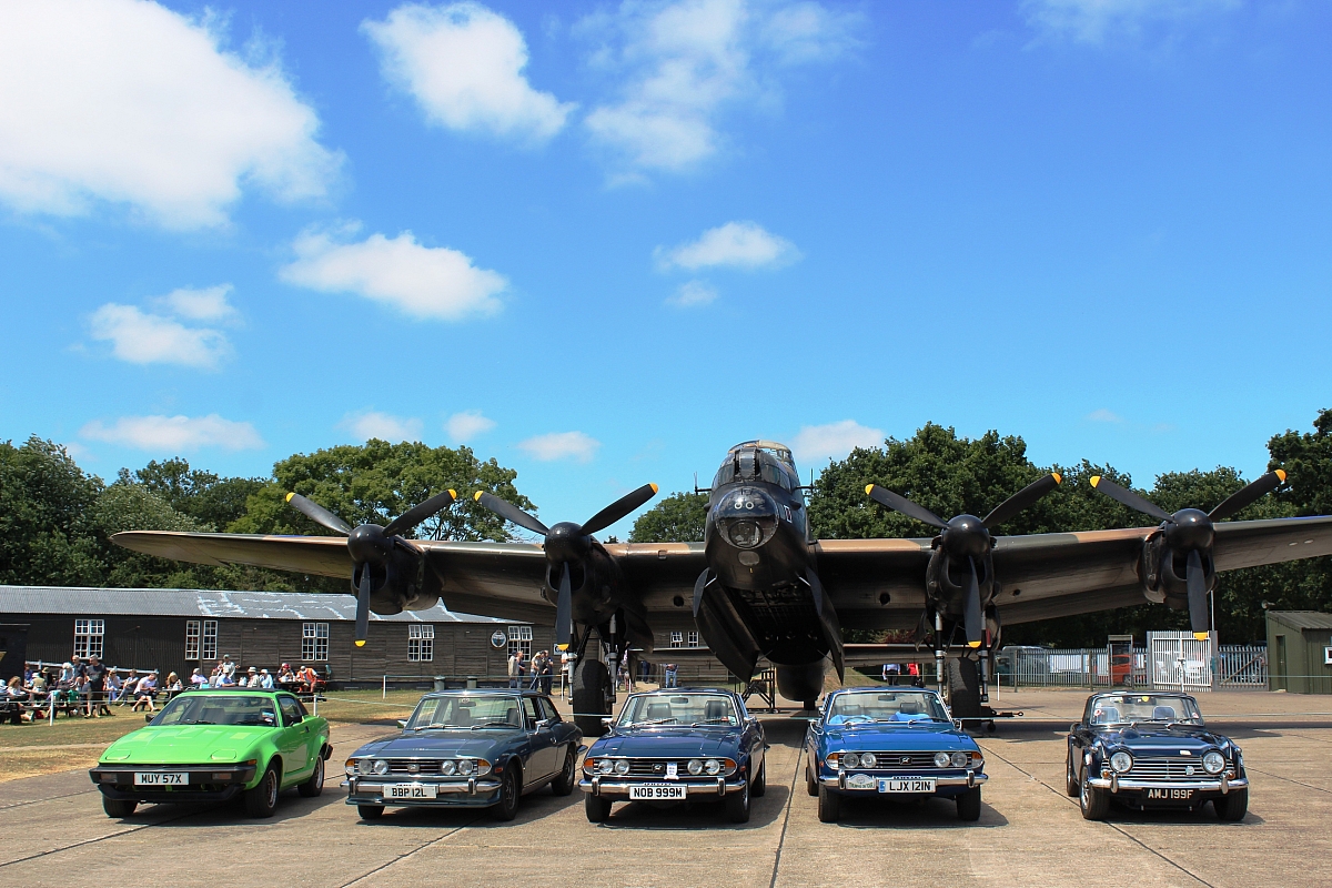 Kennet Valley & Wyedean TR Group visit Lincolnshire airfields.