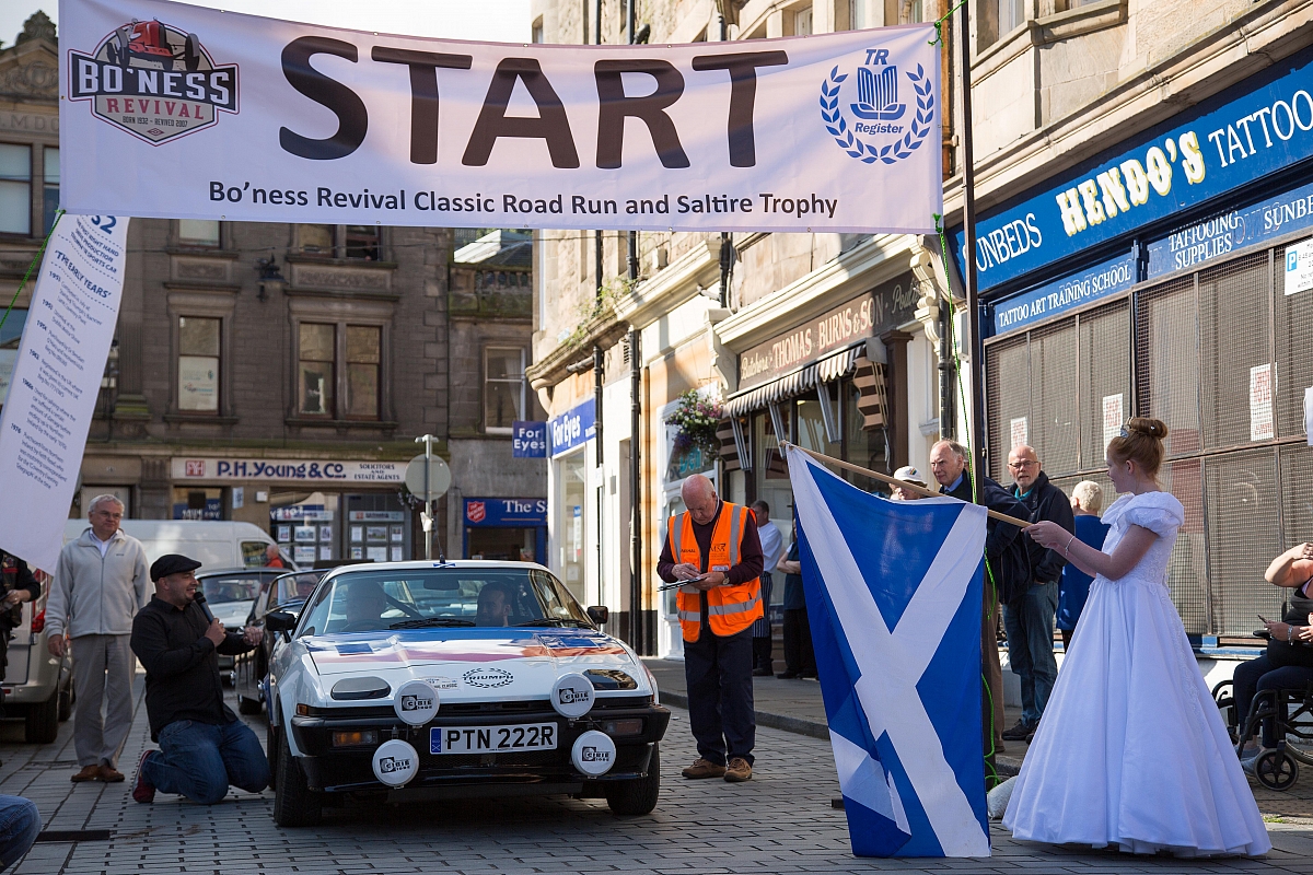 Scottish Triumph and TR Register Weekend at the Bo'ness Revival 2018