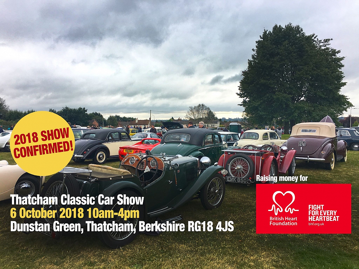 Kennet Valley TR Group are glad to see Thatcham Classic is on the calendar again.