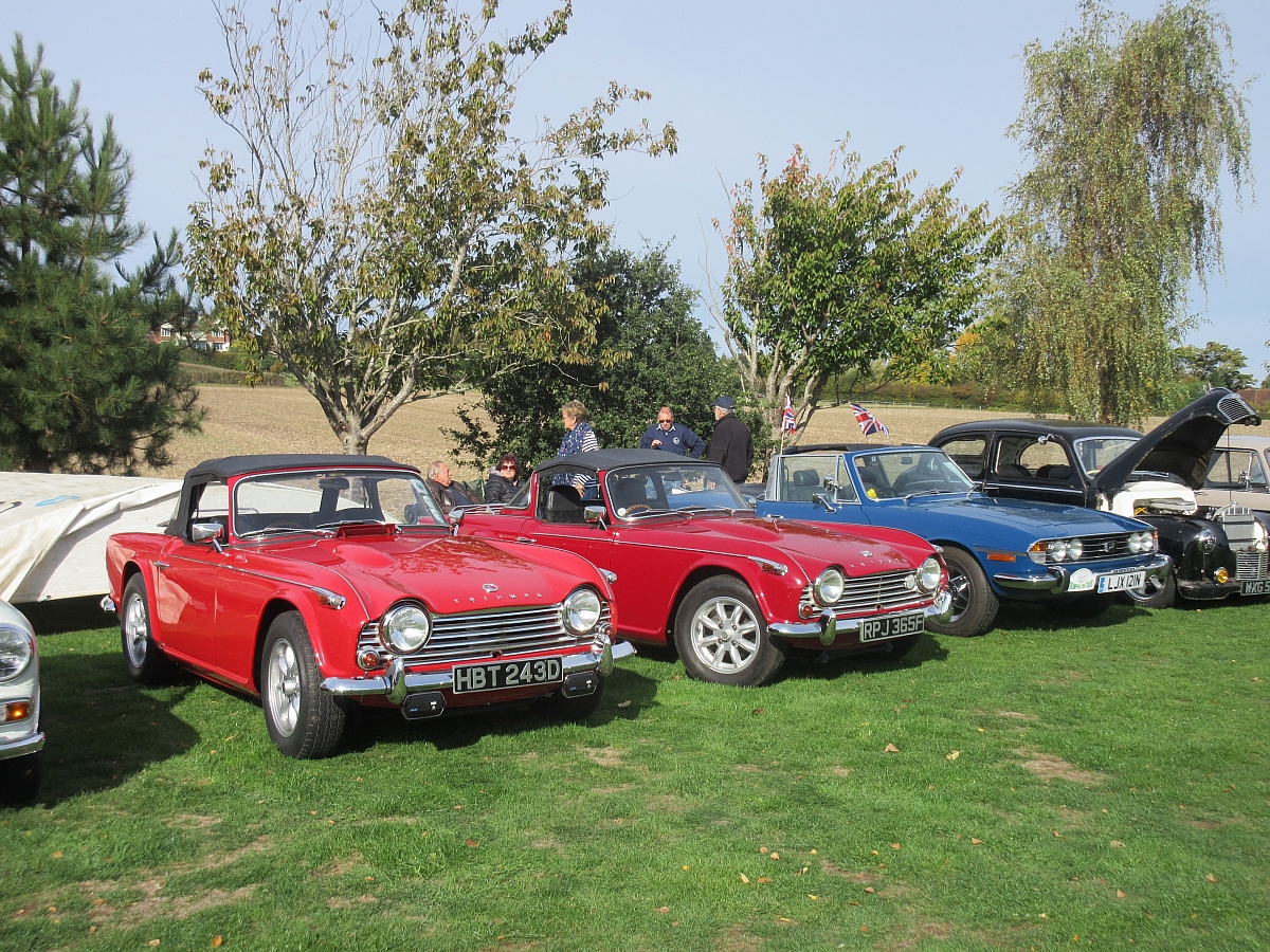Kennet Valley TR Group enjoy a great day out at Wheels Vintage Vehicles, Cookham Dean