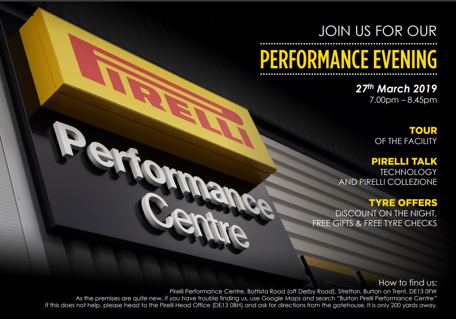 Derbyshire Dales - Pirelli Performance Evening