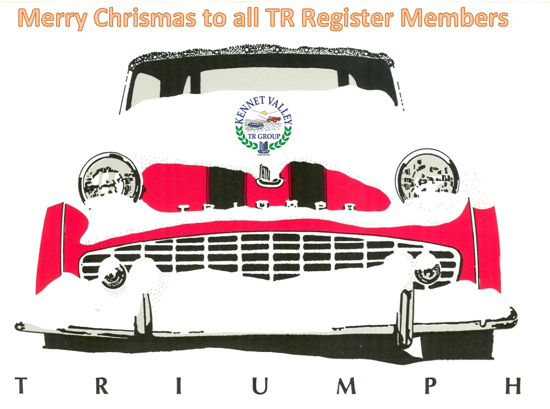 Kennet Valley TR Group looking forward to their December Club Night