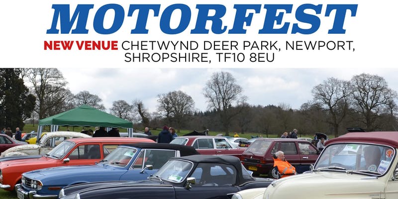 Shropshire & Stoke Groups at Easter Sunday Motorfest. 