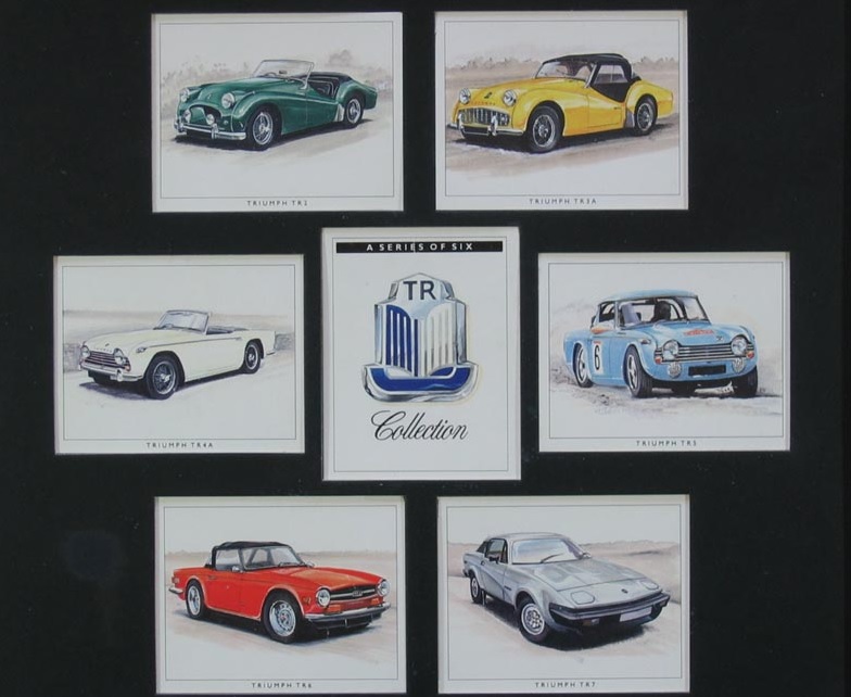 Kennet Valley TR Group Club night learnt about Triumph TR from begginning to end