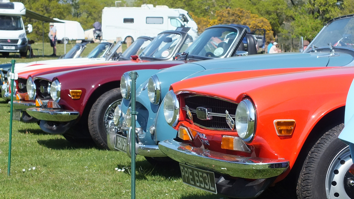 Classics for Charity Car Show Organised by Stoke Group TR Register