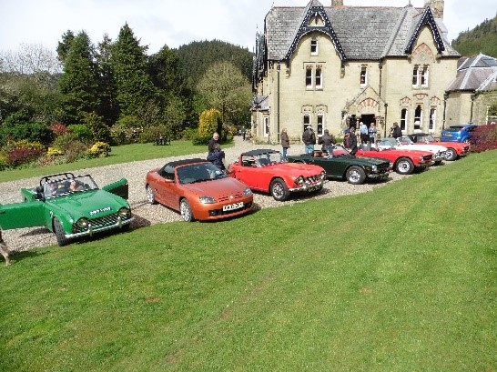 Drive it Day to Abbey Cwm Hir House