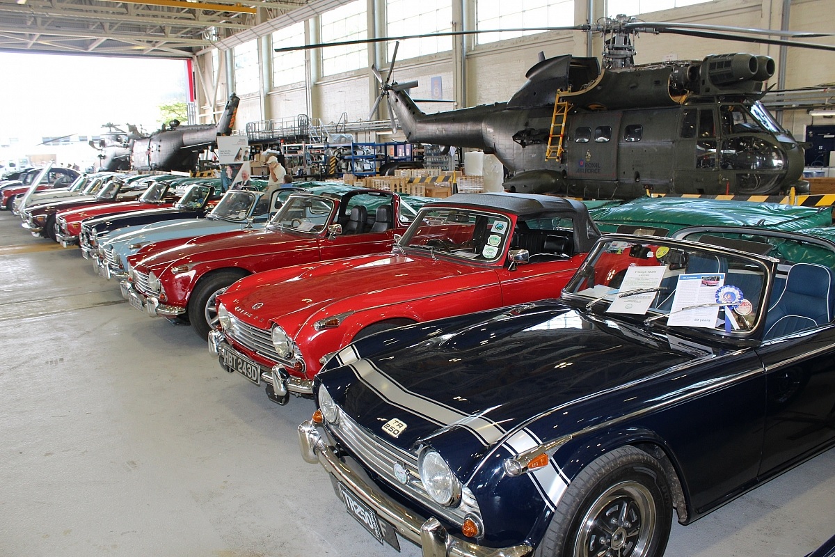 Kennet Valley TR Group invited to RAF Benson Family Day Classic