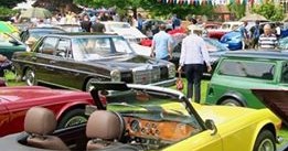 Stoke TRs at Rolleston on Dove Transport Festival