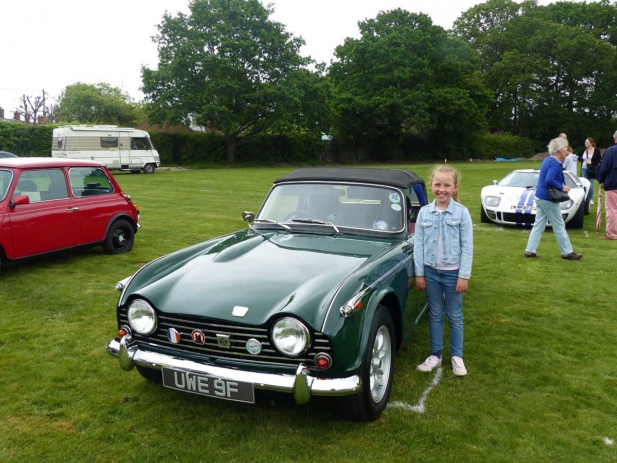 Kennet Valley TR Group Members enjoy Burghclere Family Fun Day & Classic Show