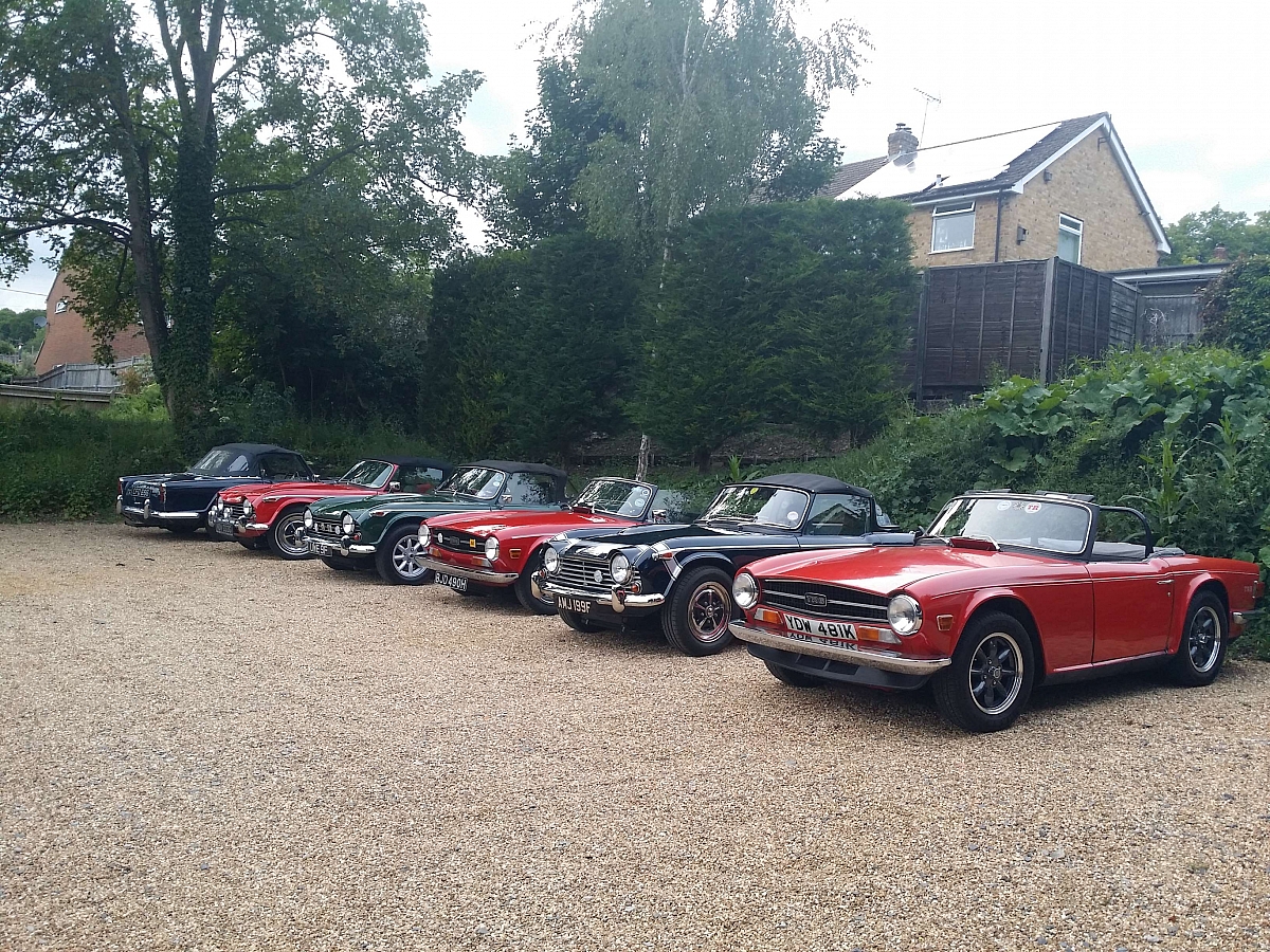 Kennet Valley TR Group June Club Night a good Natter & Noggin with thought of 75 years before.