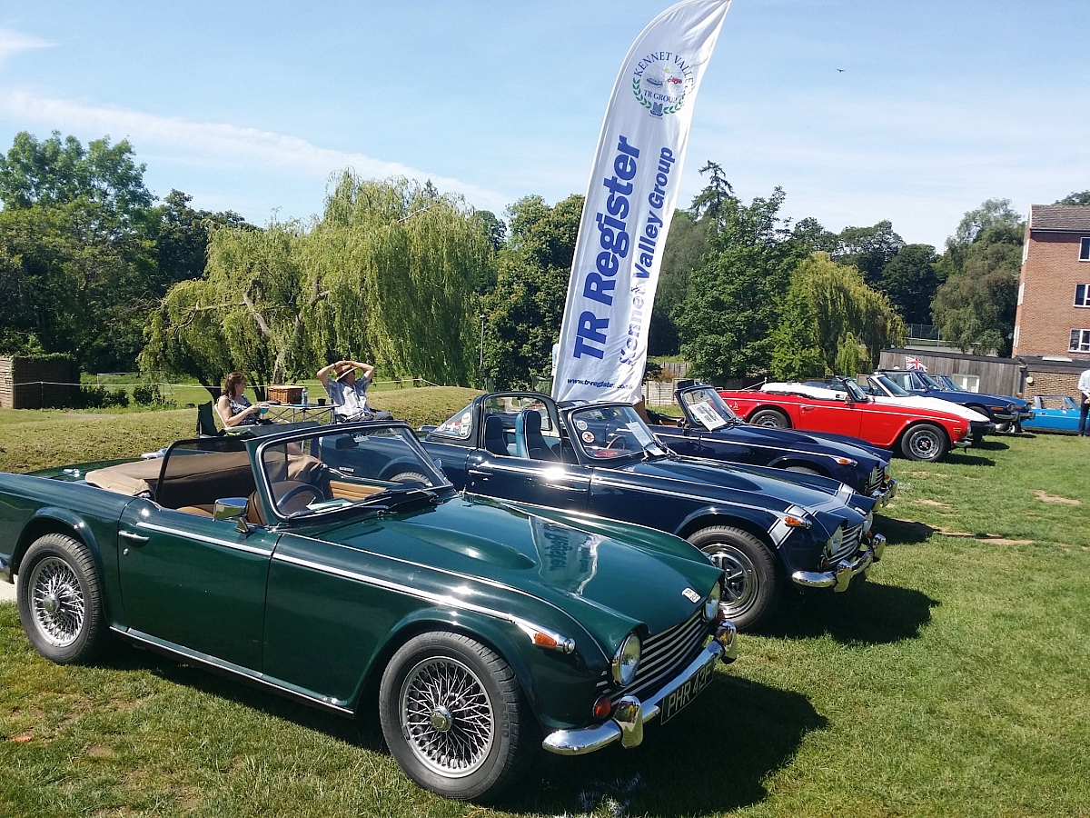 Kennet Valley TR Group enjoy a sunny June day at Pangbourne College Classic
