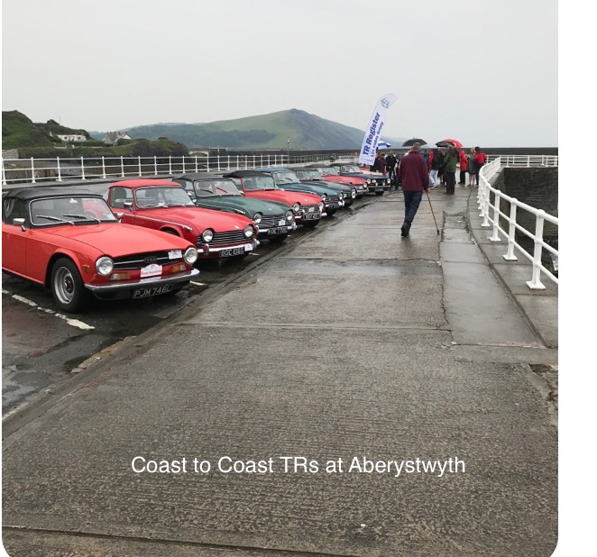 The Coast to Coast Drive from Southwold to Aberystwyth 2019.