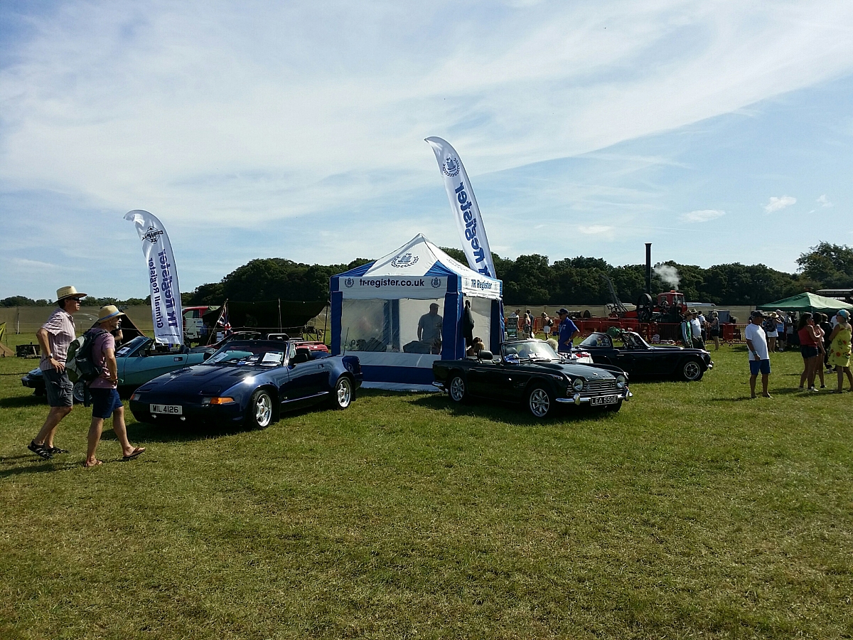 Kennet Valley TR Group put on a classic TR display at C4RFest South