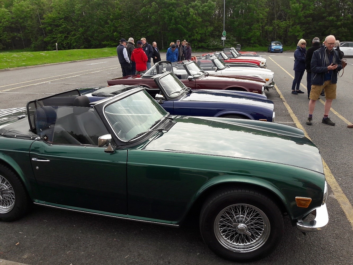 Leicestershire TR Group TR Register 50th Anniversary Photo Shoot