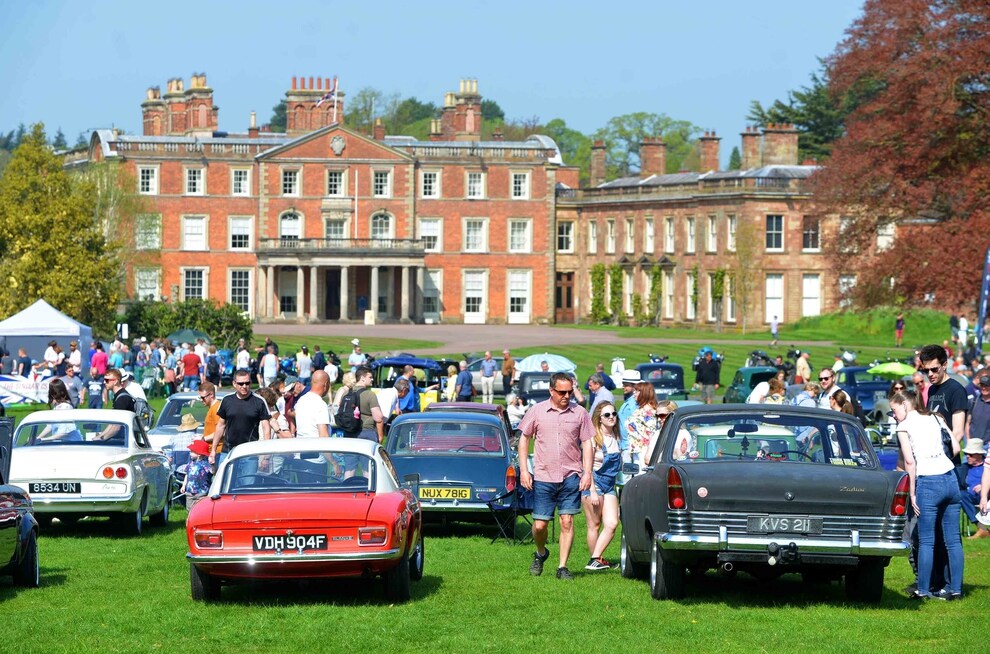 Shropshire Group - Attingham Park Classic Vehicle Rally in Aid of Severn Hospices with TR Register Club Social Run