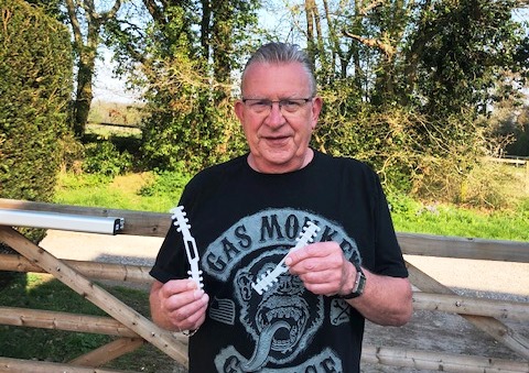 Kennet Valley TR Group Member supports the NHS with his 3D Printer
