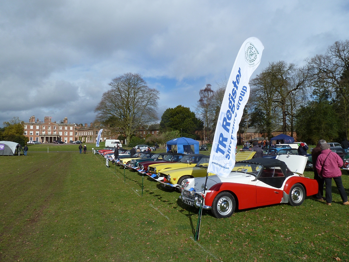 Shropshire and Stoke Groups Attending The Weston Park Motor Show