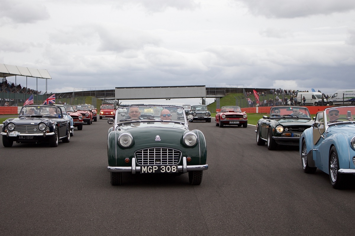 TR Register Members on display at Silverstone Festival 2023
