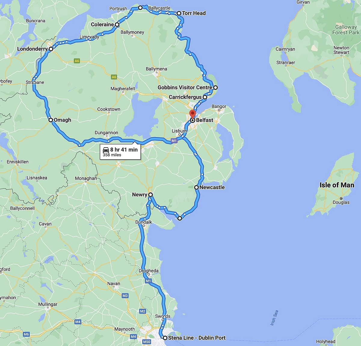 14 WHARFEDALERS GO TO NORTHERN IRELAND APRIL 2022