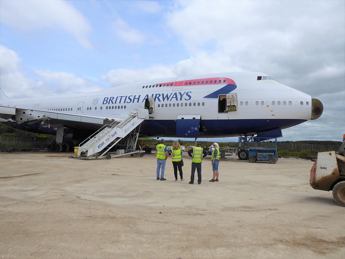 Glavon Group at The Aircraft Disassembly Facility, Kemble. 6th July 2022