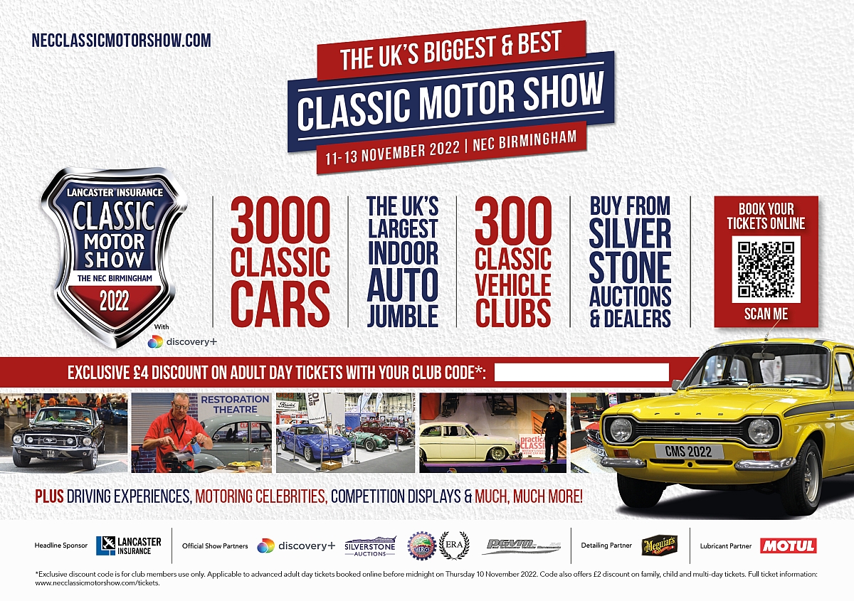 NEC Classic Motor Show 2022