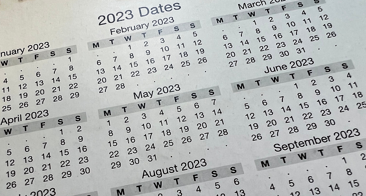 2023 Northumbria Meetings & Events List