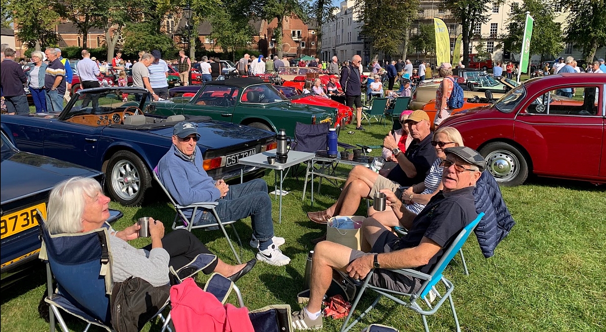 Cars at the Spa event