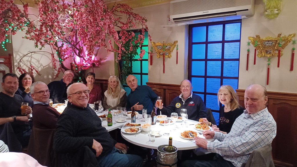 London Group - Fireworks and Chinese meal