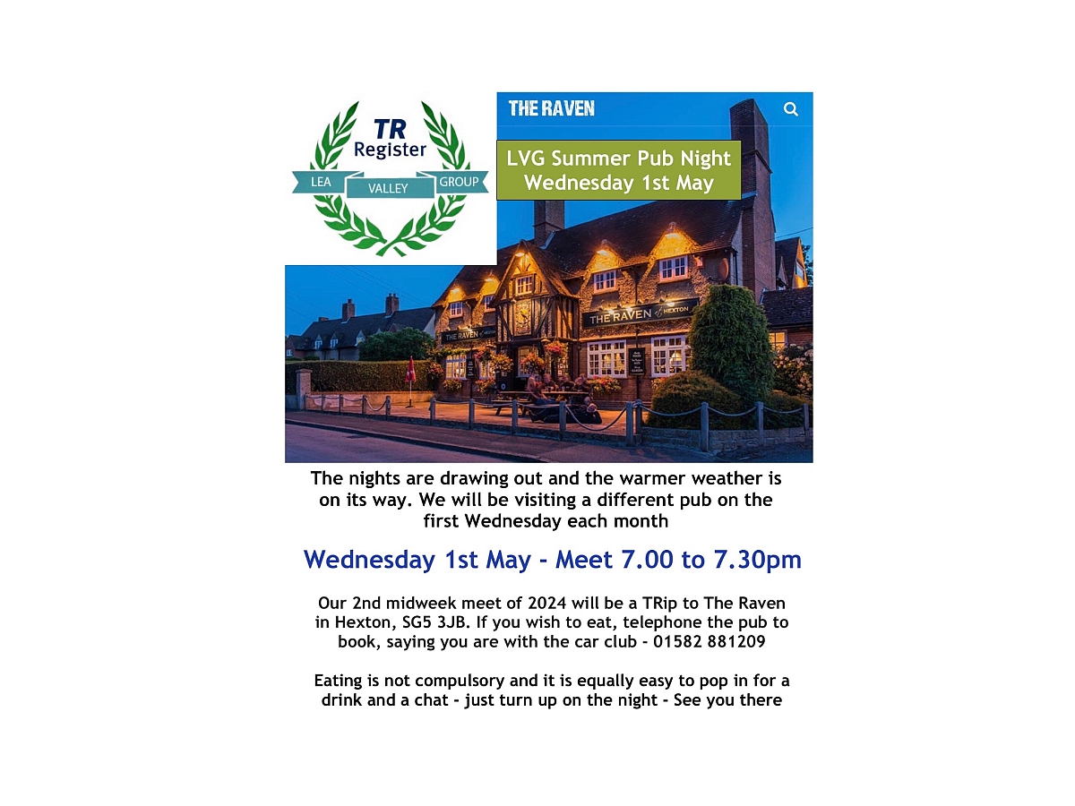 Midweek Pub meeting