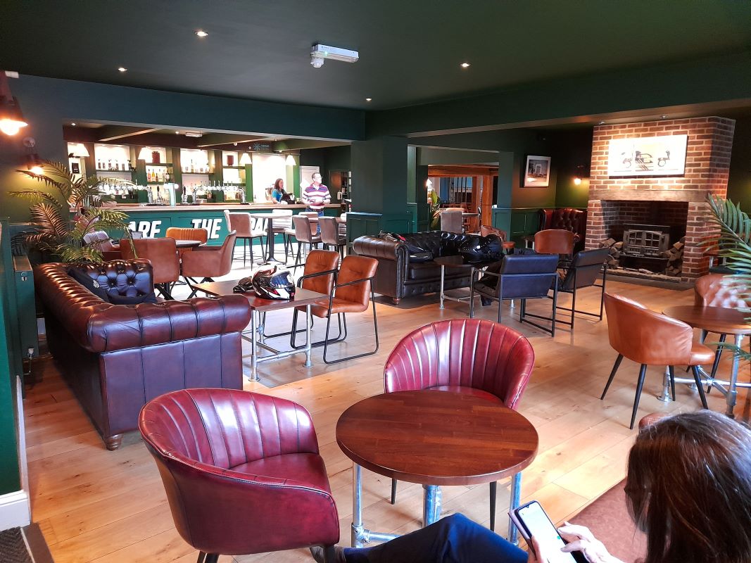 Goodwood TR Group Breakfast/Brunch meeting at Caffeine & Machine, West Meon, Hampsire. 