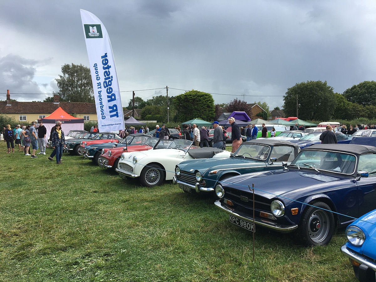 Goodwood TR Group at the Barns Green Classic Car Show